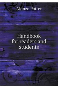 Handbook for readers and students