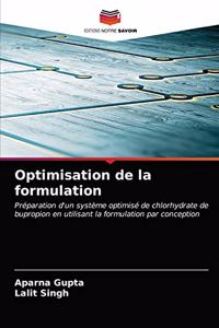 Optimisation de la formulation