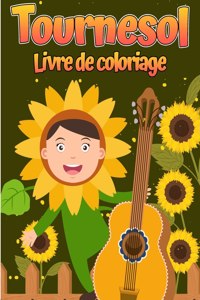 Livre de coloriage de tournesol