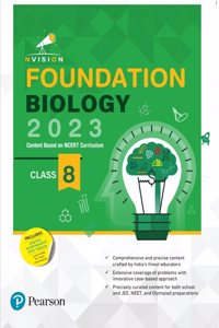Pearson Nvision Foundation Biology Class 8 |School, NEET, Olympiad|NCERT Curriculum 2023 | Includes Digital Assessment & Video