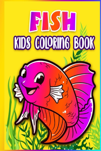 Fish Kids Coloring Book
