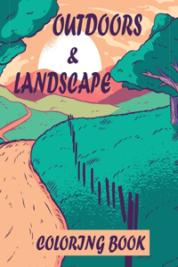 Outdoors & Landscape Coloring Book
