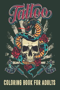 Tattoo Coloring Book For Adults