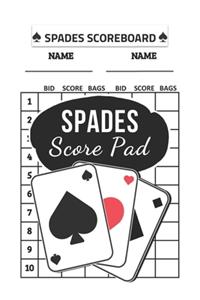 Spades Score Pad