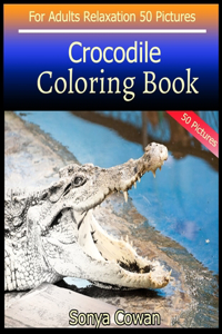 Crocodile Coloring Book For Adults Relaxation 50 pictures