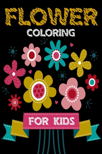 Flower Coloring Book for Kids