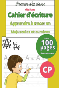 Dl'a Classe Cahier d'Écriture Apprendre à tracer En Majuscule et Cursive