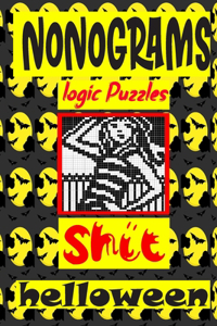 Nonogram logic Puzzle Shit helloween: Japanese Crossword Picture Logic Puzzles giddlers