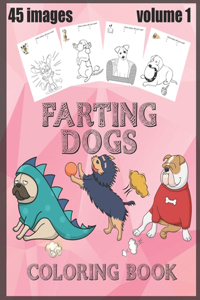 farting dogs coloring book