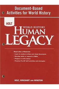 World History: Human Legacy: Document-Based Activities