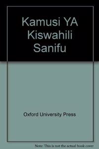 Standard Swahili-Swahili Dictionary