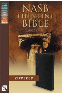 Thinline Bible-NASB-Large Print Zippered