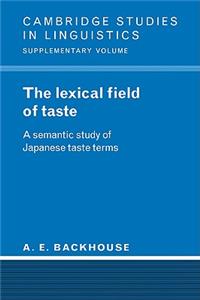 Lexical Field of Taste