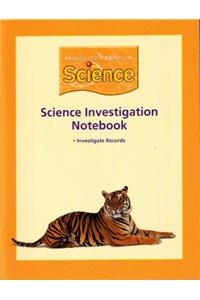 Houghton Mifflin Science California: Investigations Note Book Consumable Level 5