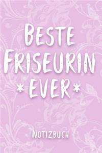 Beste Friseurin Ever Notizbuch