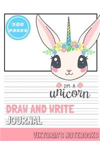 Draw And Write Journal I'm A Unicorn