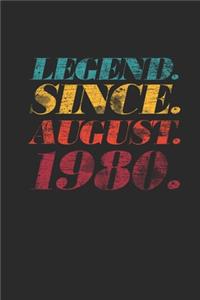 Legend Since August 1980