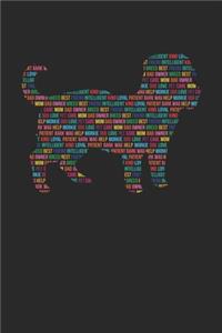 Morkie Journal - Morkie Notebook 'Word Cloud' - Gift for Morkie Lovers
