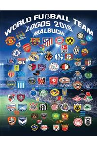 World Fußball Logos 2019 Malbuch