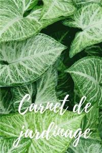 carnet de jardinage