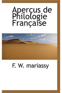 Apercus de Philologie Francaise