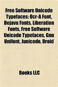 Free Software Unicode Typefaces