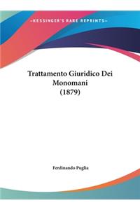 Trattamento Giuridico Dei Monomani (1879)