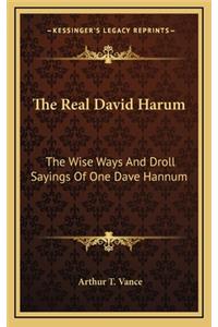 The Real David Harum