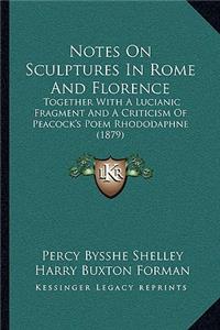 Notes on Sculptures in Rome and Florence