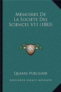Memoires De La Societe Des Sciences V11 (1883)