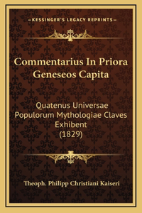 Commentarius In Priora Geneseos Capita