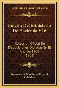 Boletin Del Ministerio De Hacienda V16