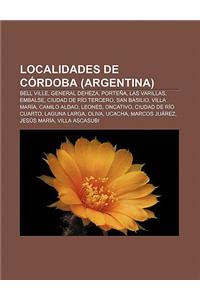 Localidades de Cordoba (Argentina)