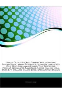 Articles on Indian Dramatists and Playwrights, Including