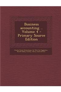 Business Accounting .. Volume 4