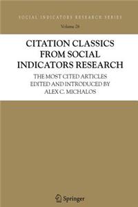Citation Classics from Social Indicators Research