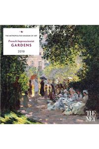 French Impressionist Gardens 2019 Wall Calendar
