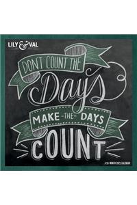 Cal-2021 Chalkboard - Lily & Val Wall