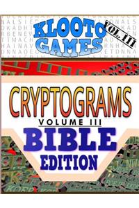 KLOOTO Games CRYPTOGRAMS Vol. III