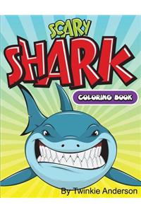 Scary Sharks Coloring Book