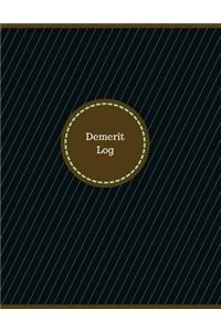 Demerit Log (Logbook, Journal - 126 pages, 8.5 x 11 inches)