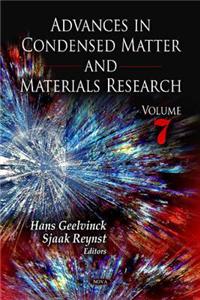 Advances in Condensed Matter & Materials Research