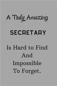 A Truly Amazing Secretary Is Hard To Find And Impossible To Forget