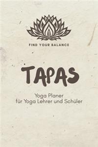 Tapas - Yoga Planer für Yoga Lehrer und Schüler