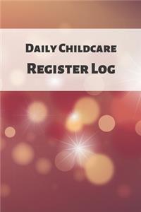 Daily Childcare Register Log