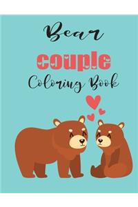 Bear Couple Coloring Book