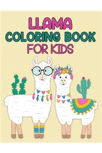 LLama Coloring Book For Kids