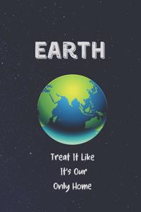 Earth Treat It Like It's our Only Home