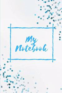 My Notebook: Blue Star - Lined Notebook Journal to write in - Over 100 pages