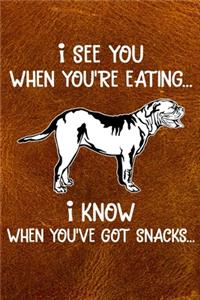 I See You When You're Eating I Know When You've Got Snacks